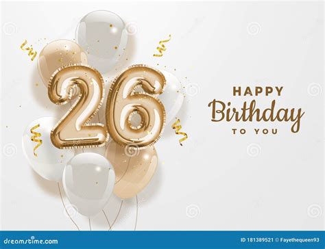 Happy 26th Birthday Word Cloud Royalty-Free Stock Image | CartoonDealer ...