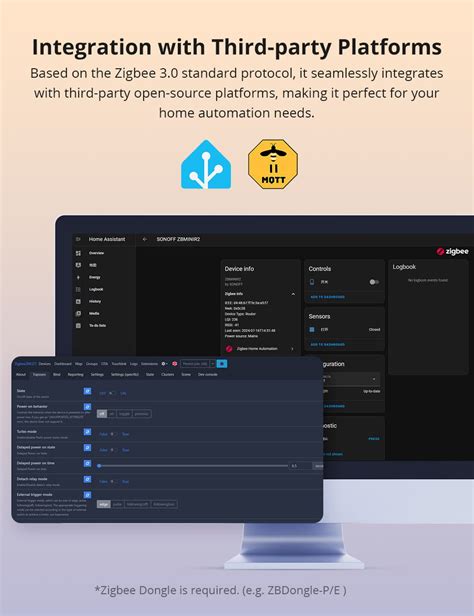 SONOFF ZBMINIR2 WiFi Switch Smart Timer Module 10A 2 Way Switch Support ...