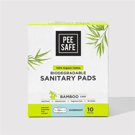 Sanitary Pads & Biodegradable Options | Pee Safe