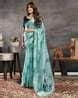 Buy Blue Sarees for Women by SATRANI Online | Ajio.com