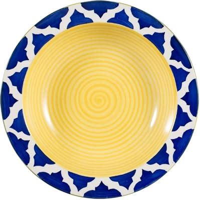 Buy VolCraft Ceramic Soup Plate | Pasta Plate | Snack Plate | Size 9 ...