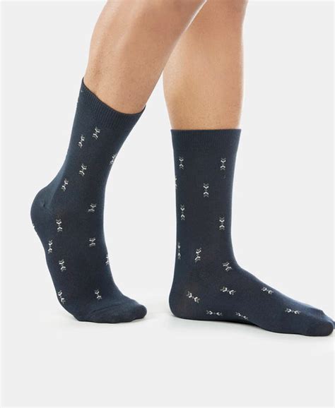 Buy Compact Cotton Crew Length Socks with StayFresh Treatment - Black ...