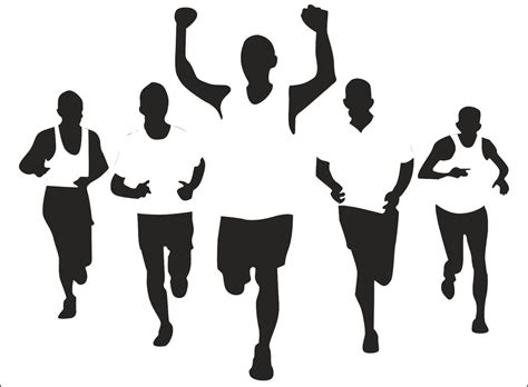 Black Wall Sticker Running Sticker Home ! Yoga Room ! Gym Poster ...