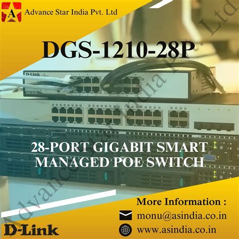 D-Link DGS-1210-28P 28 Port PoE Gigabit Smart Switch