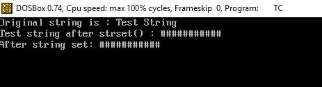 Image result for What Is String in C Strset