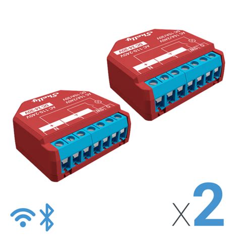 Shelly Plus 1PM WiFi Relay Switch (2 pack)