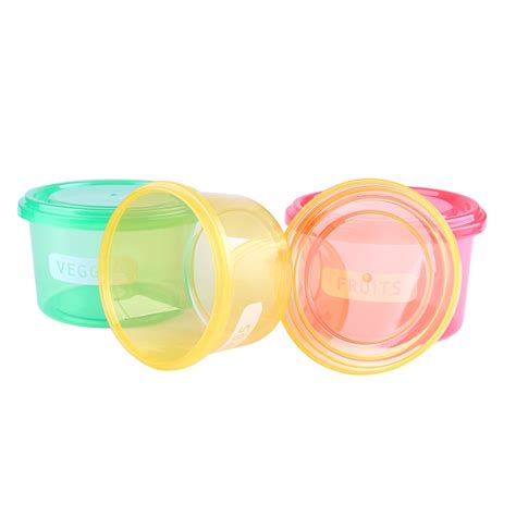 7pcs Round Food Storage Freezer Containers BPA-Fre... – Grandado