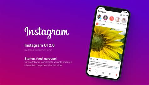 Instagram UI Mockup 2.0 | Figma