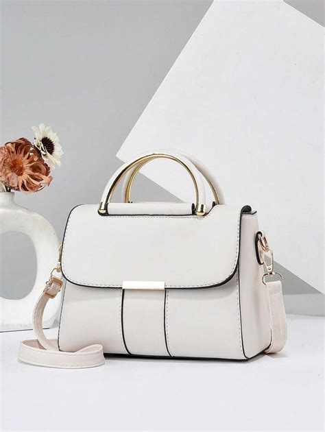 PLANEE Minimalist Flap Square Bag Double Handle, Mother Day Gifts, Mom ...