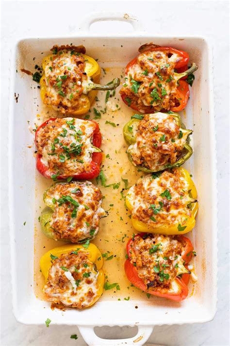 Chicken Stuffed Peppers - iFOODreal - Healthy Family Recipes