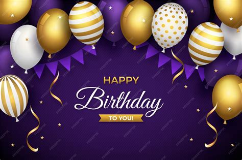 Purple Happy Birthday Images