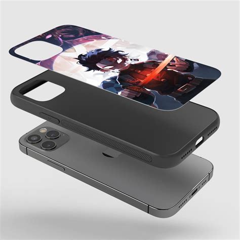 Tanjiro Graphic Silicone Armored Phone Case - Ultimate Protection