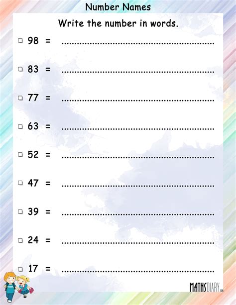 Write Numbers in Words 的图像结果