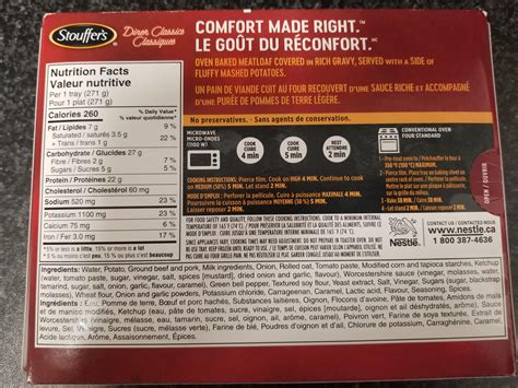 Stouffer's Diner Classics. Meatloaf and mashed potatoes. : r/frozendinners