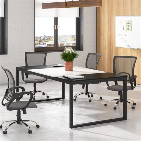 Buy Tribesigns Rectangle Shaped Conference Table, 94.48L x 47.24W x 29 ...