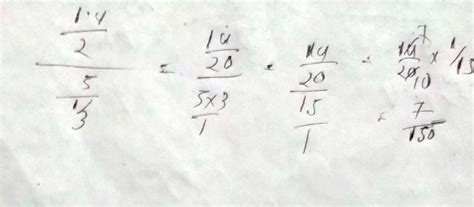 The ratio 1.4:2/5:1/3 in its simplest form is: - Brainly.in