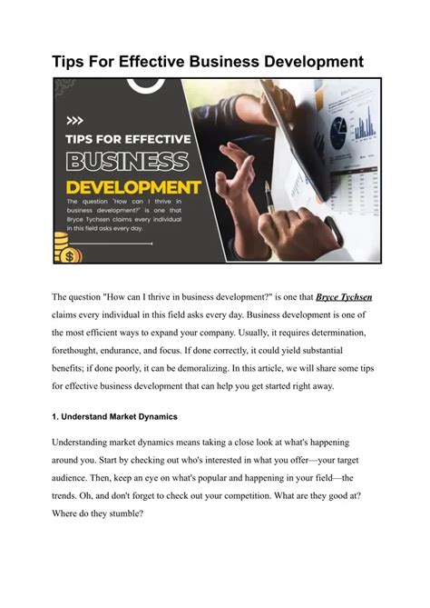 Image result for Business Development Tips