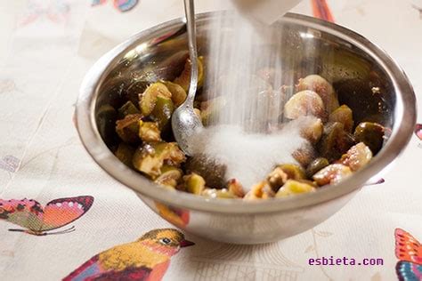 Mermelada de higos con naranja. - Recetas de Esbieta