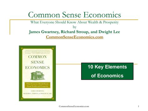 SOLUTION: 10 key elements of economics hs 2008 - Studypool