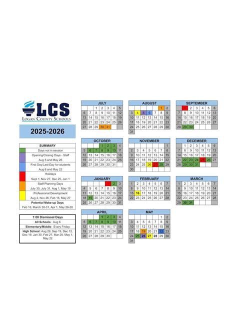 Logan County Schools ky Calendar 25-26 Revised [PDF] - EduCounty