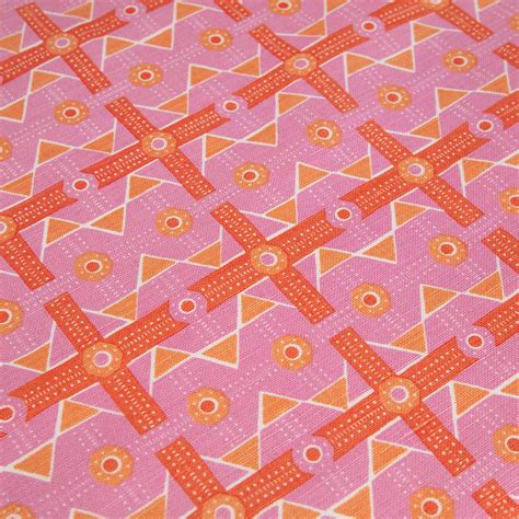 Pink Charbagh Fabric | Luxury Designer Fabric for Upholstery and Drapes ...