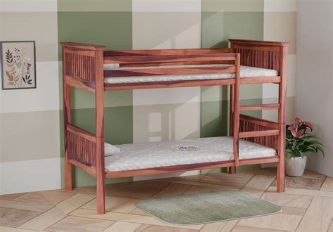 Buy Kendel Bunk Bed (Teak Finish) Online in India | UrbanWood