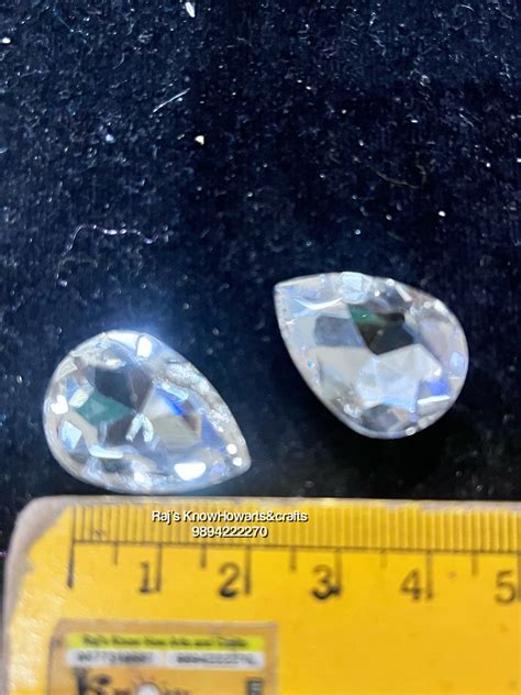 5x3 Red Gobi Tanjore Painting Jaipur Kundan stones-100 stones in a pack ...