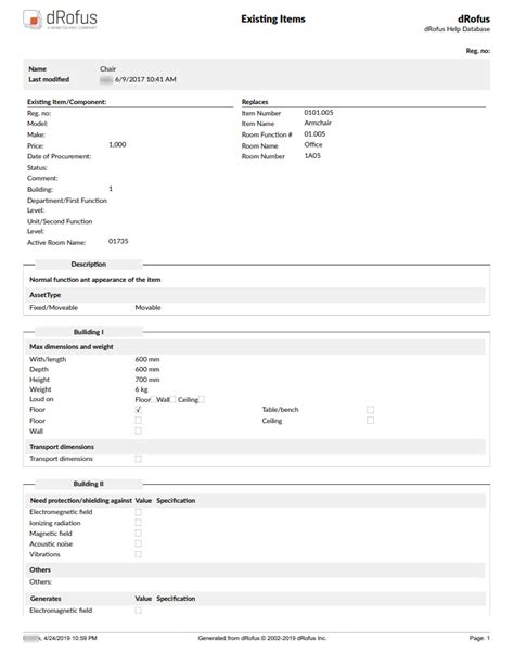 Report Data Items 的图像结果