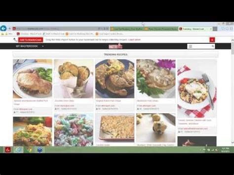 Image result for Import MXP File to MasterCook