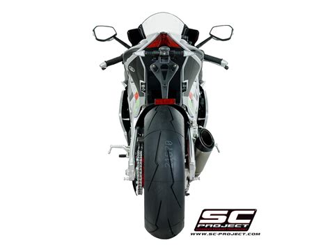 SC-Project S1 Silencer Low Position Titanium With Carbon End Cap Slip ...