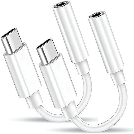 USB C to 3.5mm Headphones Jack Adapter,Type C to 3.5 mm Female Audio ...