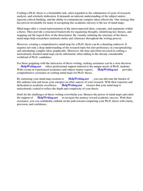 Dissertation Mind Map 的图像结果