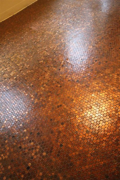 Unique Penny Floor Design
