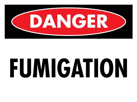 Image result for Fumigation Sign