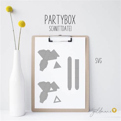Party Box - Plotterdatei SVG