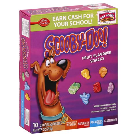 Betty Crocker Scooby-Doo! Fruit Flavored Snacks, Assorted Fruit Flavors ...