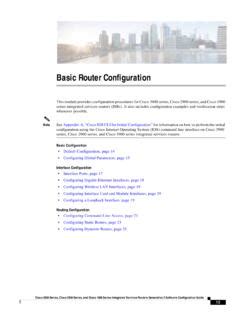 Image result for Basic Router Configuration