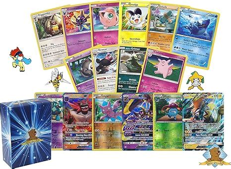 Golden Groundhog 100 Pokemon Cards with Pokemon GX Card - Foils ...