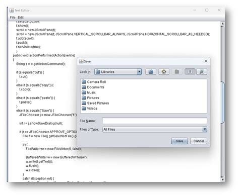 Image result for Java Code Editor GUI