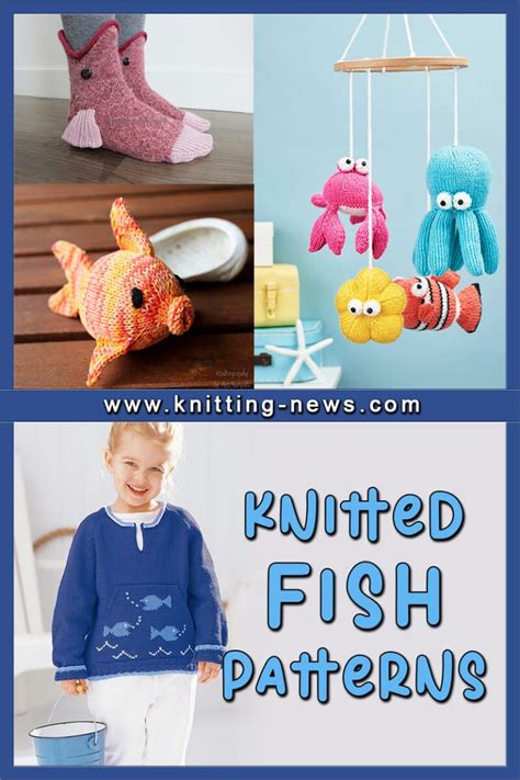 Knit Fish Shape Pattern 的图像结果