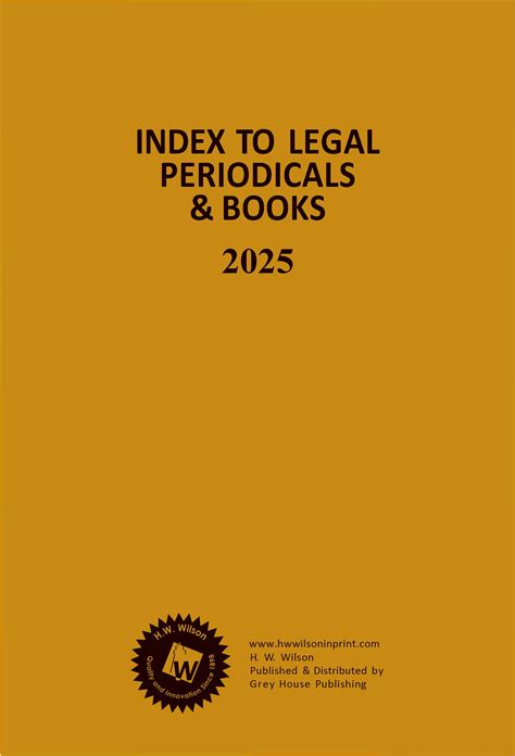 Index Of Legal Periodicals