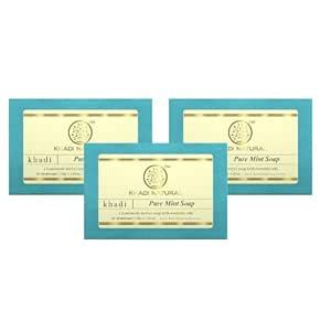 Buy KHADI NATURAL Ayurvedic Pure Mint Soap, 125 g Online at Low Prices ...