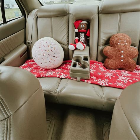 christmas car decor christmas pillows | Car decorations inside, Car ...