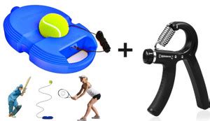 Pheonix Hand Gripper & Tennis Trainer Rebound Ball (Pack of 2) Tennis ...