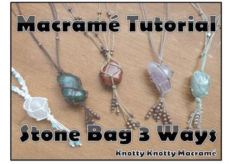 Image result for Macrame Stone Wrapping Tutorial