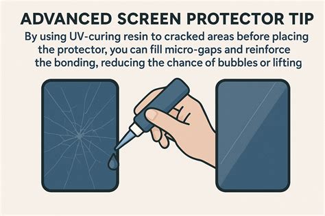 Image result for Using a Screen Protector On Cracked Screen