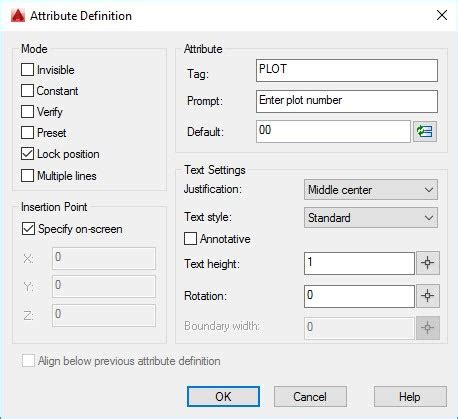 Image result for AutoCAD Attribute Block