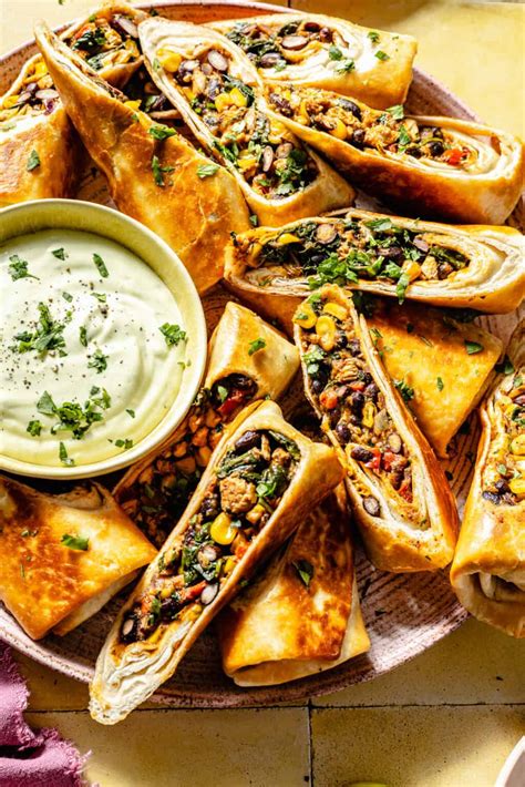 Southwestern Egg Rolls - The Defined Dish