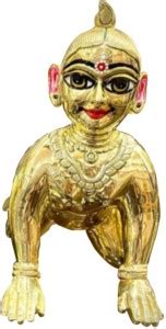 krishnagallery1 Original Brass Sitting Radha rani Statue Murti , Radha ...