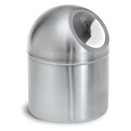 King International Stainless Steel Push Dustbin, Table Top, (5"X8"), 3L ...